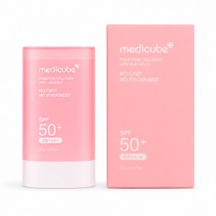 Protetor Solar Medicube PDRN Pink Collagen Airy Sun Stick SPF50+ PA++++ 20g