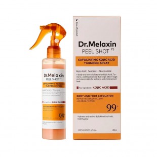 Spray Corporal Esfoliante Dr Melaxin Peel Shot Exfoliating Kojic Acid Turmeric 200ml