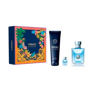 Kit Perfume Versace Pour Homme EDT Masculino 3pcs