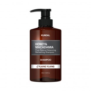 Shampoo KUNDAL Honey & Macadamia Pure Natural Balancing Refreshing Ylang Ylang 500ml