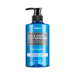 Shampoo KUNDAL Cool & Clear Scalp Refreshing Pure Natural Balancing Cool Aqua Mint 500ml