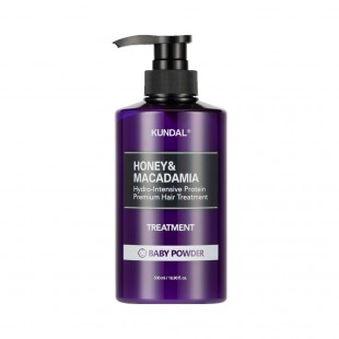 Tratamento Condicionador KUNDAL Honey & Macadamia Hydro Intensive Protein Baby Powder 500ml