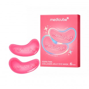 Patch para Olhos Medicube PDRN Pink Collagen Jelly Mask 6 Pares