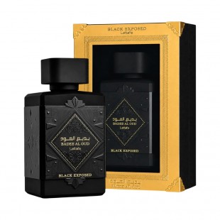 Perfume Lattafa Badee Al Oud Black Exposed Unissex 100ml