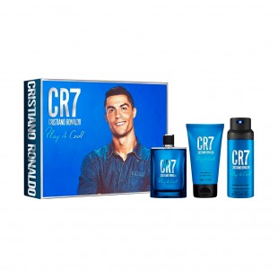 Kit Perfume Cristiano Ronaldo CR7 Play It Cool EDT Masculino 3pcs