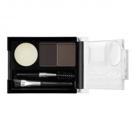 Kit de Maquiagem Nyx Eyebrow Cake Powder 01 Black Grey