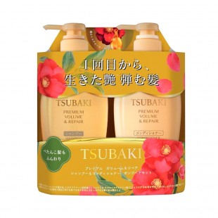 Kit Capilar Shiseido Tsubaki Premium Volume & Repair Shampoo + Condicionador 450ml 0337