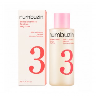 T�nico Leitoso Numbuzin No 3 Bifida Bakuchiol 50 Zero Pore 200ml